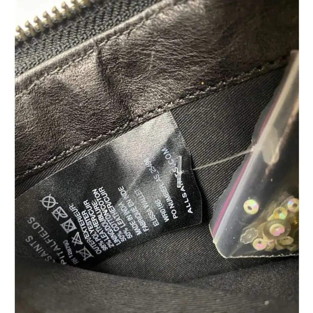 All Saints Sequin and Leather wallet Women’s Brown